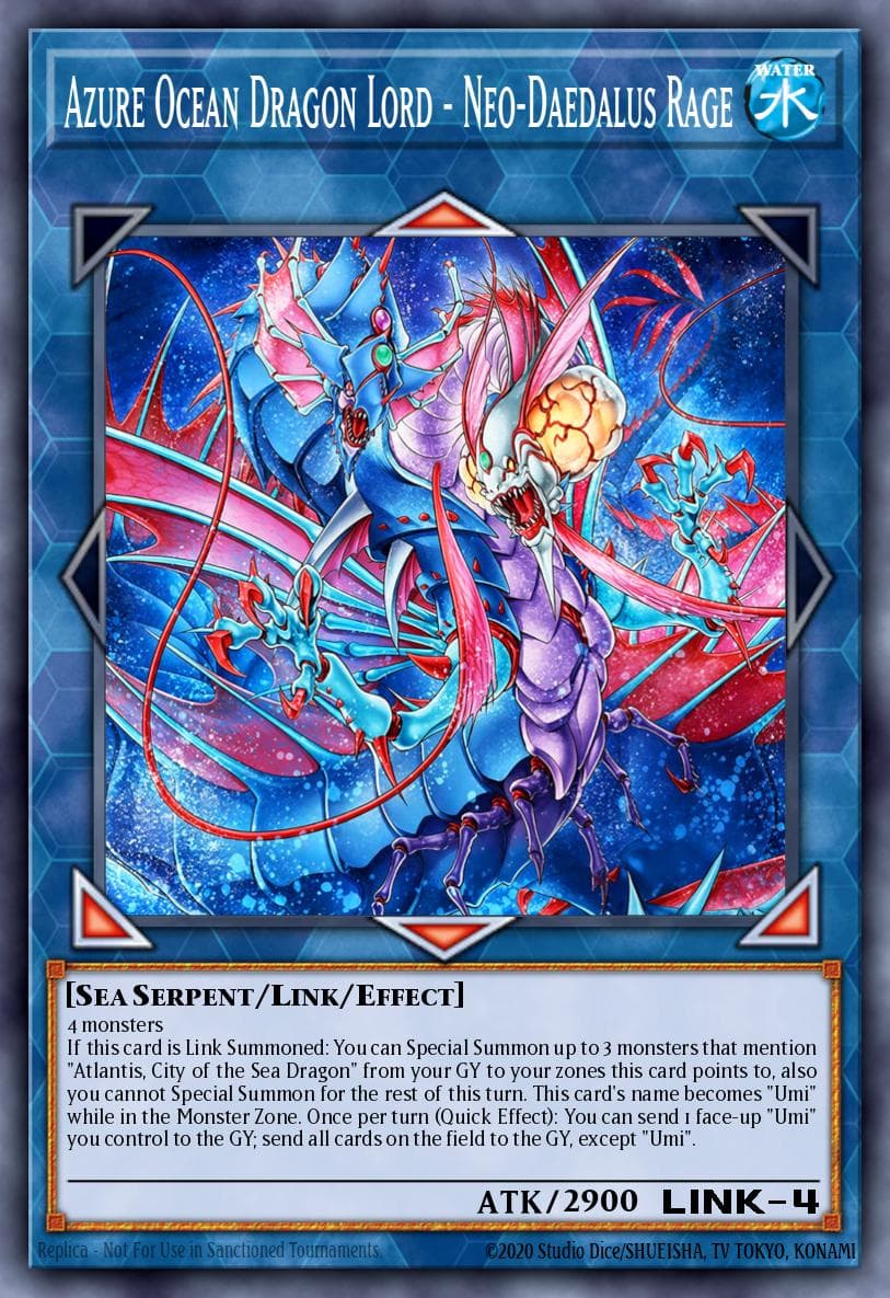 Azure Ocean Dragon Lord - Neo-Daedalus Rage